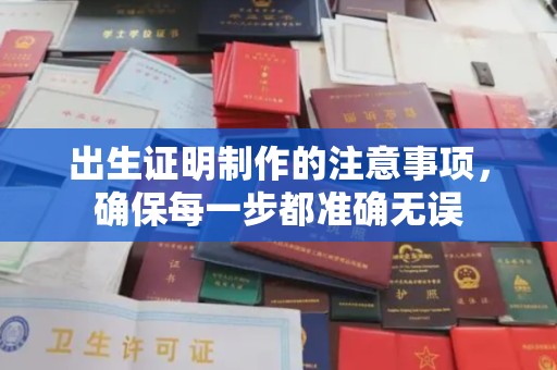 科尔沁左翼中旗出生证明制作的注意事项，确保每一步都准确无误